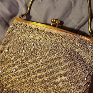 Vintage rhinestone clutch evening bag